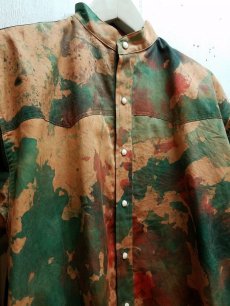 画像2: children of the discordance(チルドレンオブザディスコーダンス) ONE OFF HAND DYEING SHIRT COTDSH-117C(BRN) (2)