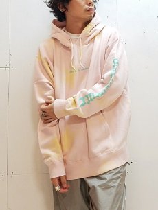 画像4: children of the discordance(チルドレンオブザディスコーダンス) HAND DYEING & LOGO PRINT HOODIE COTDCS-232(PNK) (4)