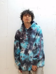 画像3: children of the discordance(チルドレンオブザディスコーダンス) HAND DYEING & LOGO PRINT HOODIE COTDCS-232(BLK) (3)