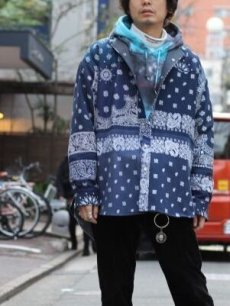 画像15: children of the discordance(チルドレンオブザディスコーダンス) VINTAGE BANDANA PATCHWORK SHIRT COTDSH-112(NVY) (15)