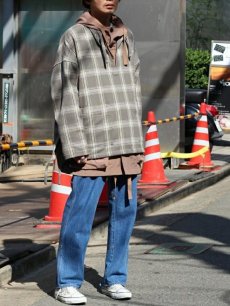 画像4: KIIT(キート) HEAVY FLANNEL PULLOVER BLOUSON KII-Y98-001(KHAKI) (4)