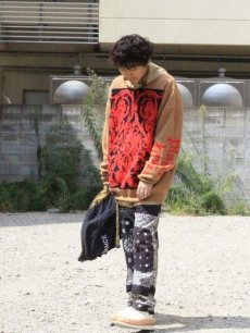 画像8: children of the discordance(チルドレンオブザディスコーダンス) VINTAGE BANDANA PATCH PANTS COTDPT-332(BLK) (8)