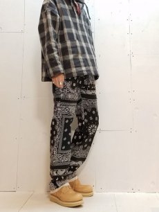 画像5: children of the discordance(チルドレンオブザディスコーダンス) VINTAGE BANDANA PATCH PANTS COTDPT-332(BLK) (5)