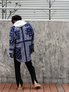 画像13: children of the discordance(チルドレンオブザディスコーダンス) VINTAGE BANDANA PATCHWORK SHIRT COTDSH-112(NVY) (13)