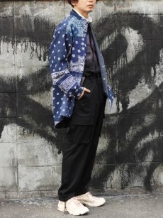 画像12: children of the discordance(チルドレンオブザディスコーダンス) VINTAGE BANDANA PATCHWORK SHIRT COTDSH-112(NVY) (12)