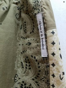 画像3: children of the discordance(チルドレンオブザディスコーダンス) VINTAGE BANDANA PATCH SHORT PANTS COTDPT-328(KHAKI) (3)