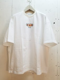 画像2: children of the discordance(チルドレンオブザディスコーダンス) OVERSIZED EMBROIDERY TEE C COTDCS-219C(A) (2)