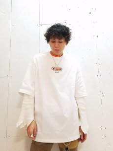 画像5: children of the discordance(チルドレンオブザディスコーダンス) OVERSIZED EMBROIDERY TEE C COTDCS-219C(A) (5)