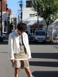 画像6: children of the discordance(チルドレンオブザディスコーダンス) VINTAGE BANDANA PATCH SHORT PANTS COTDPT-328(KHAKI) (6)