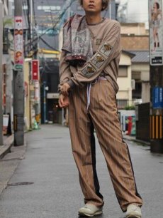 画像5: children of the discordance(チルドレンオブザディスコーダンス) STRIPE CHANGEOVER TROUSERS COTDPT-358 (5)