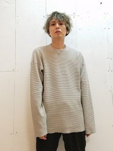 画像3: KIIT(キート) COTTON STRECH WAFFLE PULLOVER KIJ-T99-009 (3)