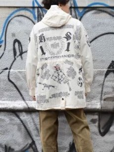 画像7: children of the discordance(チルドレンオブザディスコーダンス) SW HAND GRAFITTI MIL HOODIE COTDJK-454 (7)