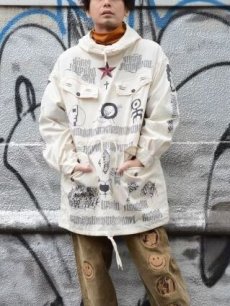 画像6: children of the discordance(チルドレンオブザディスコーダンス) SW HAND GRAFITTI MIL HOODIE COTDJK-454 (6)