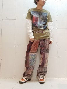 画像7: children of the discordance(チルドレンオブザディスコーダンス) PERSONAL DATA PRINT TROUSERS B COTDPT-321B(B) (7)