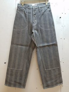 画像1: SUGARHILL(シュガーヒル) HERRINGBONE HICKORY DOUBLE KNEE DENIM 20AWPT03 (1)