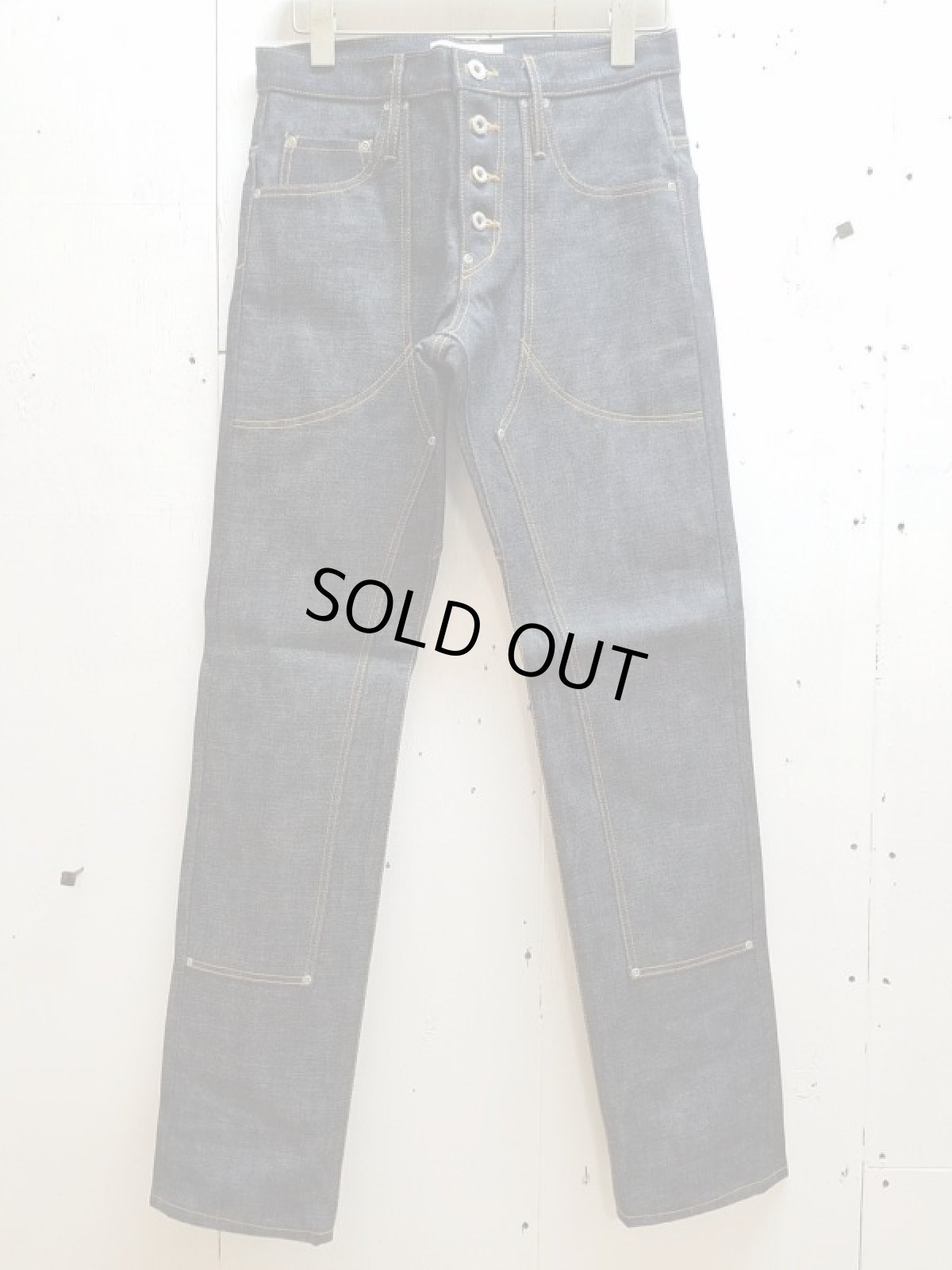 画像1: SUGARHILL(シュガーヒル) SELVEDGE DENIM DOUBLE KNEE STRAIGHT DENIM 20AWPT05 (1)