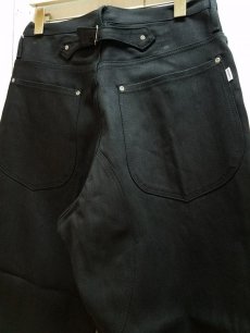 画像4: SUGARHILL(シュガーヒル) BLACK DENIM DOUBLE KNEE DENIMPANTS 20AWPT04 (4)