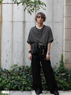 画像8: SUGARHILL(シュガーヒル) BLACK DENIM DOUBLE KNEE DENIMPANTS 20AWPT04 (8)