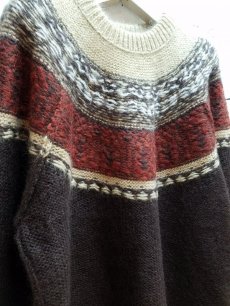 画像2: children of the discordance(チルドレンオブザディスコーダンス) GREETEK INSIDE OUT HAND KNIT PO COTDKN-625 (2)