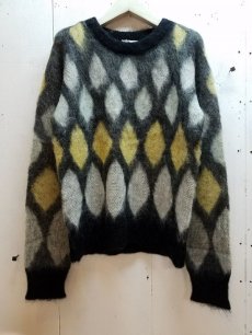 画像1: SUGARHILL(シュガーヒル) MOHAIR PYHCH KNIT 20AWKN01(GRN) (1)