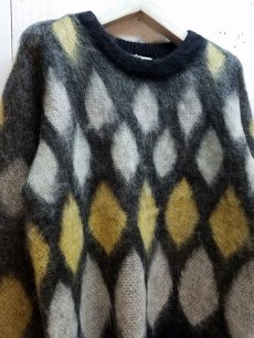 画像2: SUGARHILL(シュガーヒル) MOHAIR PYHCH KNIT 20AWKN01(GRN) (2)