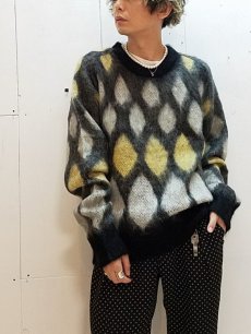 画像4: SUGARHILL(シュガーヒル) MOHAIR PYHCH KNIT 20AWKN01(GRN) (4)