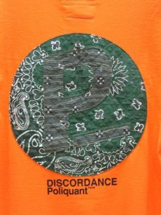 画像3: children of the discordance(チルドレンオブザディスコーダンス)× Poliquant(ポリクアント) BANDANA ”P” PATCH PRINT TEE PQ PQ20FW-COTD3(ORG) (3)