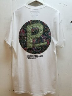 画像1: children of the discordance(チルドレンオブザディスコーダンス)× Poliquant(ポリクアント) BANDANA ”P” PATCH PRINT TEE PQ PQ20FW-COTD3(WHT) (1)