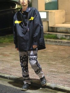 画像9: children of the discordance(チルドレンオブザディスコーダンス) VINTAGE BANDANA PATCH PANTS COTDPT-332(BLK) (9)