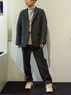 画像5: KIIT(キート) W/E WORSTED WEAVE COMBINATION LOOSE FIT CENTER PRESS TROUSERS KIJ-P91C-103 (5)