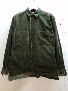 画像1: KIIT(キート) 10 WELL STRETCH CORDUROY ZIP UP SHIRT JKT KIJ-B98-001(KHA) (1)