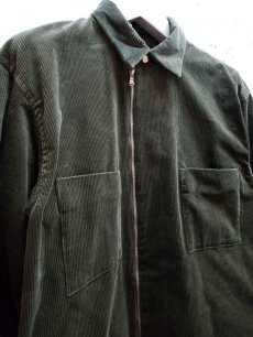 画像2: KIIT(キート) 10 WELL STRETCH CORDUROY ZIP UP SHIRT JKT KIJ-B98-001(KHA) (2)