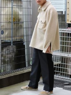 画像7: KIIT(キート) W/E WORSTED WEAVE COMBINATION LOOSE FIT CENTER PRESS TROUSERS KIJ-P91C-103 (7)