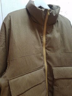 画像2: KIIT(キート) W/E SEERSUCKER CHECK DOWN BLOUSON KIJ-Y95-104 (2)