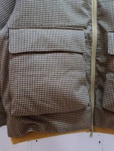 画像3: KIIT(キート) W/E SEERSUCKER CHECK DOWN BLOUSON KIJ-Y95-104 (3)