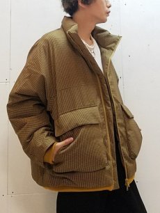 画像6: KIIT(キート) W/E SEERSUCKER CHECK DOWN BLOUSON KIJ-Y95-104 (6)