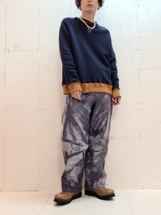 画像11: SUGARHILL(シュガーヒル) SHIBORI-SOME LEATHER DENIM PANTS(B) 20AWLA03 (11)