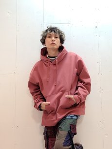 画像4: KIIT(キート) SUPIMA COTTON STRETCH PILE ZIGZAG STITCH HOODIE TOPS KIJ-T97-010(PNK) (4)