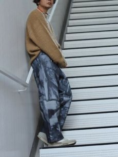 画像13: SUGARHILL(シュガーヒル) SHIBORI-SOME LEATHER DENIM PANTS(B) 20AWLA03 (13)