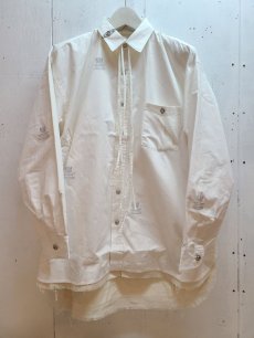 画像1: children of the discordance(チルドレンオブザディスコーダンス) OVERSIZED STAMPED SHIRT COTDSH-128(WHT) (1)