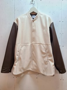 画像1: KIIT(キート) SYNTHETIC LEATHER STADIUM JACKET KIK-Y58-800 (1)