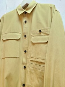 画像2: KIIT(キート) 80/2 HARD TWIST COTTON TWILL MIL SHIRT JKT KIK-B97-001  (2)