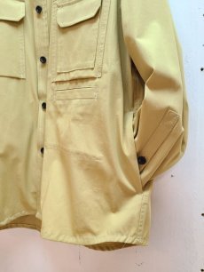 画像3: KIIT(キート) 80/2 HARD TWIST COTTON TWILL MIL SHIRT JKT KIK-B97-001  (3)