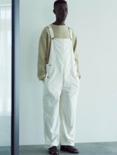 画像8: KIIT(キート)  WASHABLE NYLON CANVAS OVERALLS KIK-P59A-602(WHT) (8)