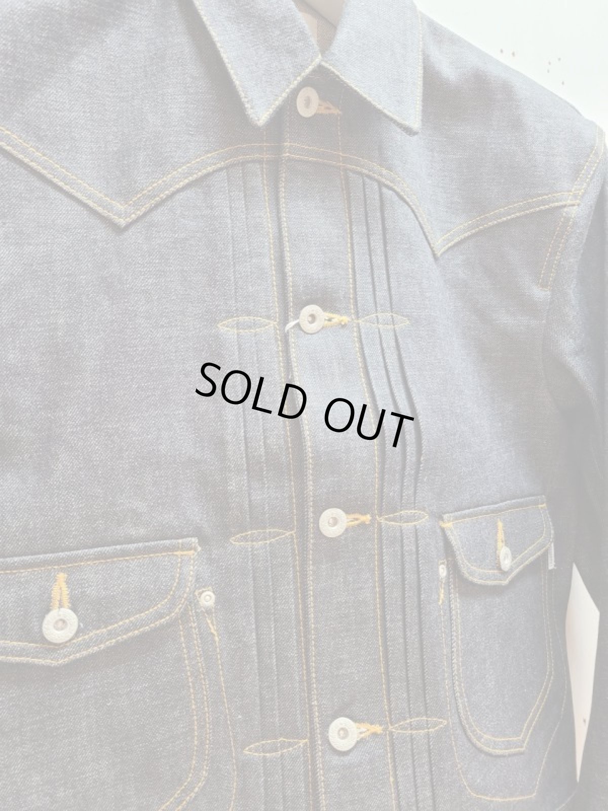 画像2: SUGARHILL(シュガーヒル) CLASSIC SELVEDGE DENIM JACKET CLASS01 (2)