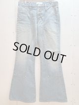 SUGARHILL(シュガーヒル）FADED DOUBLE KNEE BELL BOTTOM DENIM 21SSPT02