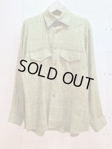 KIIT(キート) Li/VIS BIG GLEN CHECK L/SLEEVE OVER SHIRT KIK-B96-302(YEL)