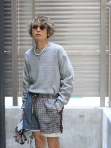 画像6: KIIT(キート) COTTON STRECH WAFFLE CREW NECK PULLOVER KIK-T98-008 (6)