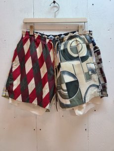 画像1: children of the discordance(チルドレンオブザディスコーダンス)  VINTAGE SCARF SHORT PANTS COTDPT-337(D) (1)