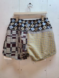 画像2: children of the discordance(チルドレンオブザディスコーダンス)  VINTAGE SCARF SHORT PANTS COTDPT-337(D) (2)